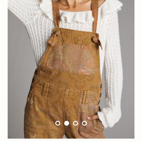 Pilcro the Wanderer relaxed overalls by Anthropologie, size medium - Picture 2 of 11